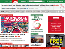 Tablet Screenshot of luccacitta.net
